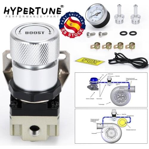 Hypertune - T2 UNIVERSAL ADJUSTABLE MANUAL GAUGE TURBO BOOST CONTROLLER 1-150 PSI SR20DET SR HT5811