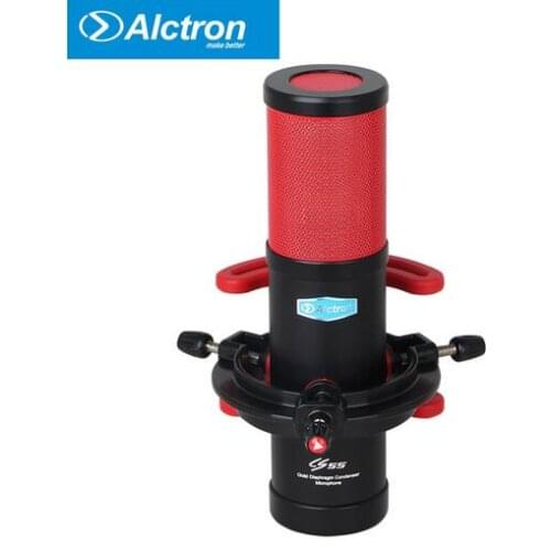 Alctron CS55 large diaphragm condenser recording microphone for Live broadcast studio recording and stage performance