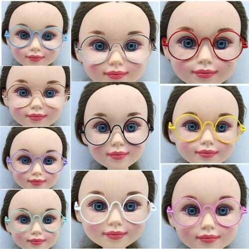 Round Glasses Suitable For Doll Round-Shaped Colorful Glasses Sunglasses