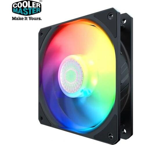 Cooler Master SickleFlow 120 RGB Computer PC Case Fan 120mm ARGB PWM Fan Quiet CPU 12cm Cooler Water Cooling Replace Reverse Fan