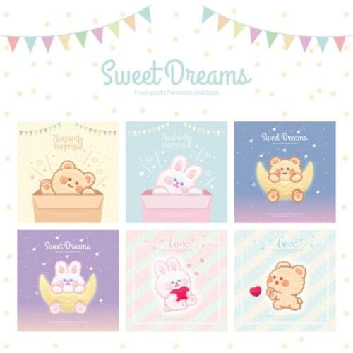Cute Fluffy Bear Rabbits Embroidered Patches Adhesive Clothes Applique Patchwork For Baby Kids Bags Hat Coat Hat DIY Accessories