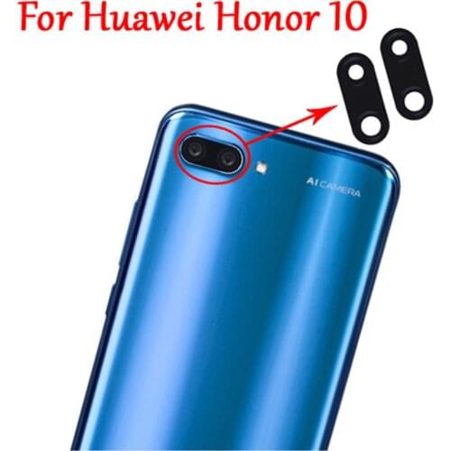 2PC 100% New Original Rear Back Camera Glass Lens Cover with Adhesive For Huawei Honor 10 Fast Ship