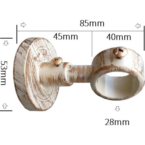 New! Full handpaint process high quality O-shape design single Znic bracket for 25mm(1-IN)&28mm(1-1/8 -IN) diameter rods/poles