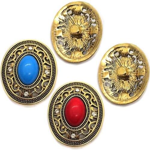 Wholesale w219 3D 18mm 20mm rhinestone metal snap button for Bracelet Necklace Interchangeable Jewelry Women accessorie