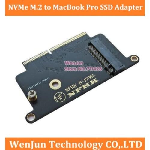 NVMe M.2 NGFF SSD Converter Adapter Card for 2017 2016 MacBook Pro A1708 -5pcs/lot