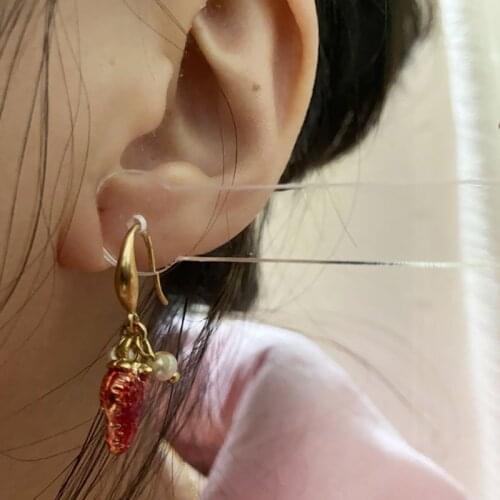 10Pcs Clear Acrylic Earring Fitting Bar Earring Try On Display Earring Wearing Effect Stick Earring Fast Wearer for Live Sales