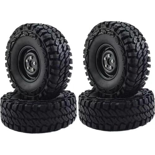 SOJERC 114mm tire with sponge liner 1.9 inch climbing car tire model car tire Wrangler tire skin RC4 SCX10 climbing tires