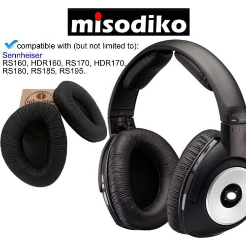 Misodiko Replacement Ear Pads Cushion for Sennheiser RS160, HDR160, RS170, HDR170, RS180, RS185, RS195 Headphones Repair Earpads