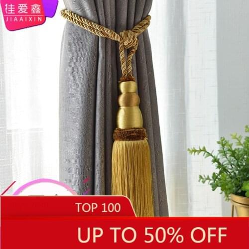 Curtain Bandage Modern Simple Hanging Ball Rope Hanging Ball Tassel Curtain Buckle All-Match Hook Wall Hook Accessories