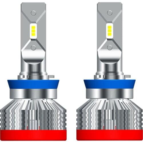 2Pcs ZES Chip Ultra Thin H7 H1 H8 H11 H4 Hi-Lo LED Lamp Car Fog Headlight Bulbs Auto HB3 9005 HB4 9006 9012 12V 60W 6000LM 6000K