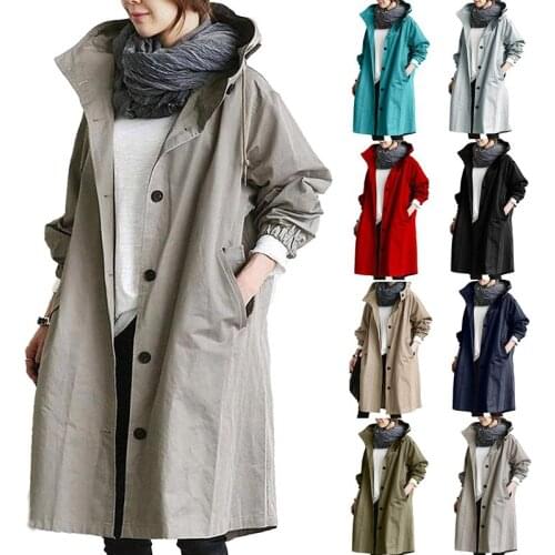 Spring casual style windbreaker womens long short 2021 new temperament waist 8 color 8 size long sleeve coat traf femme