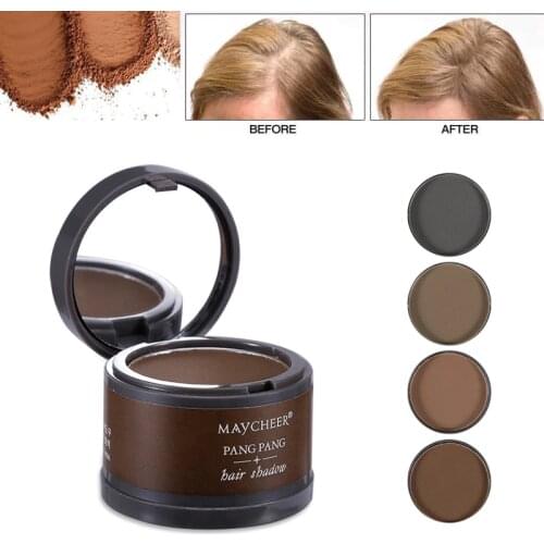 Magical Fluffy Thin Hair Powder Pang Pang Hair Line Shadow Makeup Hair Concealer Root Cover Up Instant Gray Coverage 4g