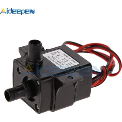 1Pcs Ultra-quiet DC 12V 4.2W 240L/H Flow Rate Waterproof Brushless Pump Mini Submersible Water Pump For Garden Goldfish Bowl