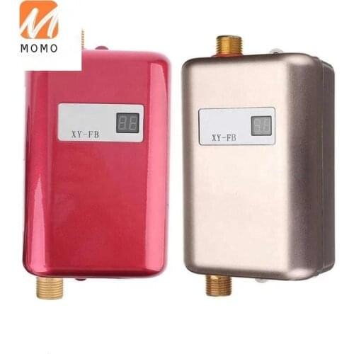 3800W Water Heater Mini Tankless Instant Hot Faucet kitchen Heating Thermostat US Plug Intelligent Energy Saving Waterproof
