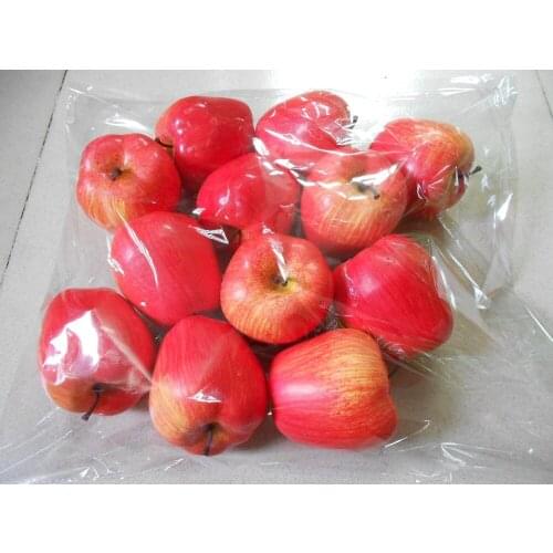 8cm big red apple Simulation fruit Mini Fruit model simulation fruit vegetable set fake fruit decorative accessories