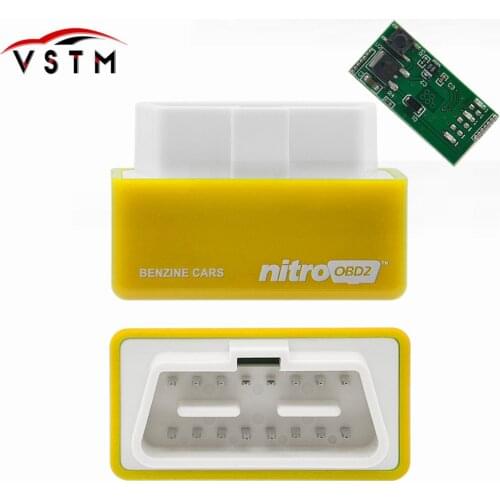 NitroOBD2 With Reset Button Power Prog For Diesel Car Chip Tuning Box ECOOBD2 Plug Power Prog&Drive Nitro OBD2 More Power