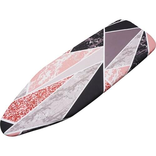 Thick Cotton Ironing Board Cover Adjustable Size Cover Cloth Marble Series 140*50CM Scorch Resistant Ironing Board Cover