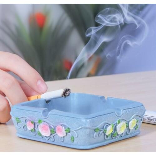 Creative Pastoral Resin Ashtray Living Room Coffee Table Decoration Personalized Ashtray Office Simple Ashtray ashtray cigar