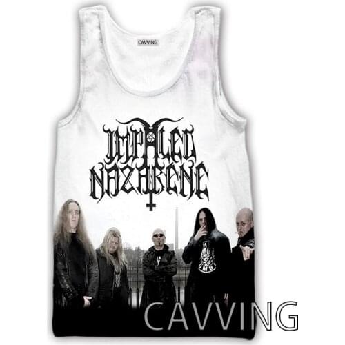 CAVVING 3D Printed Impaled Nazarene Band Tank Tops Harajuku Vest Summer Undershirt Shirts Streetwear for Men/women