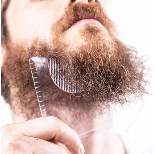 Fashion Men Beard Shaper Shaping Tool Template Guide Shaver Face Hair Trimmer Portable size, easy and convenient to carry with