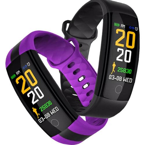 Fashion Smart Bracelet Heart Rate Blood Pressure Sleep Monitor Pedometer Multi-sports Mode Color Screen Smart Wristband