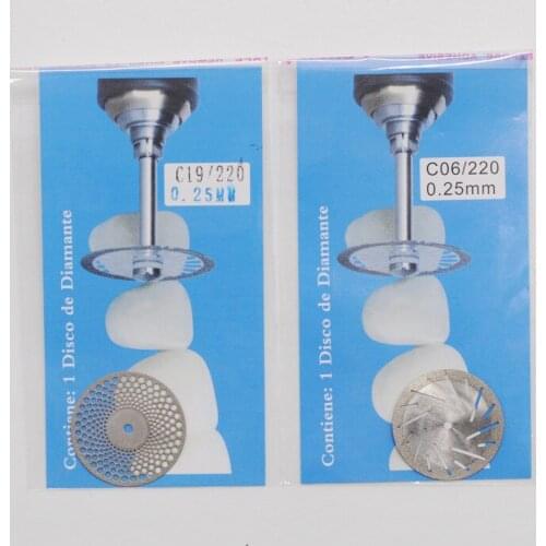 10Pcs Dental Lab Diamond Disc Dental Cutting Plaster Disc Wheel Teeth Whitening Jewelry Buffing 0.25mm