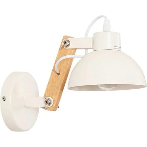 Art Deco Wall Lamps Metal Sconce Modern White Black Wall Lights for Home Lighting Indoor Stair Bedroom Bathroom Loft Style