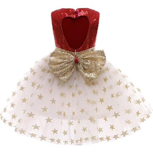New cut out Princess Dress Girl Dress sequins are new years dress dress girls dress birthday party dress