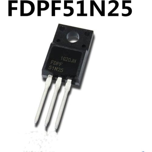 Original 10pcs/ FDPF51N25 TO-220F 28A 250V