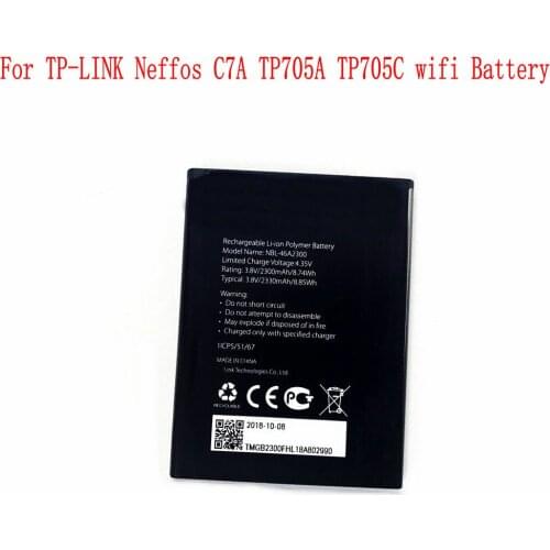 Ansheng Original 2330mAh NBL-46A2300 battery For TP-LINK Neffos C7A TP705A TP705C wifi Battery