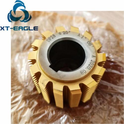 HSS DP28 Gear Hob Cutter PA20 degree 50*40*22hole, Customized