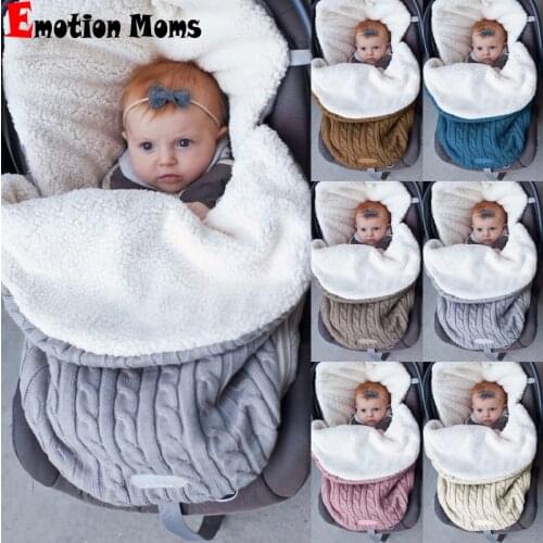 Winter Autumn Warm Toddler Newborn Sleeping Bag Infant Stroller With Parcel Blanket For Wrap Cotton Baby Receiving Blanket