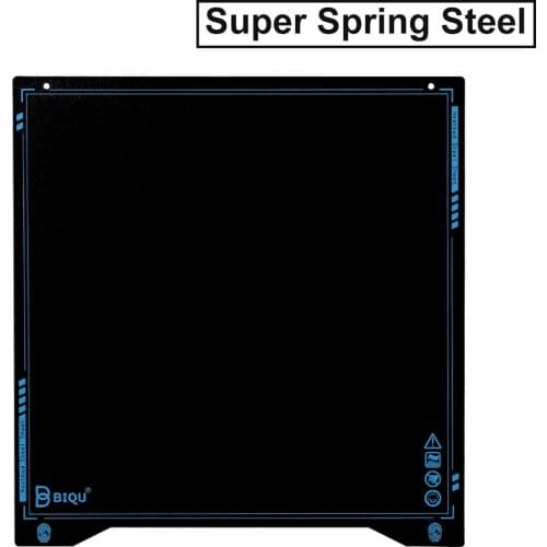 BIQU SSS B1 Super Spring Steel Sheet Heatbed Platform 310*310 235*235 Steel Plate PEI 3D Printer Parts For ender-3 cr10 I3 mega