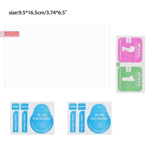 Screen Shield Protector Ultra Clear Transparent Pet Film Compatible with Switch Soft Film Game Accessories Screen Film
