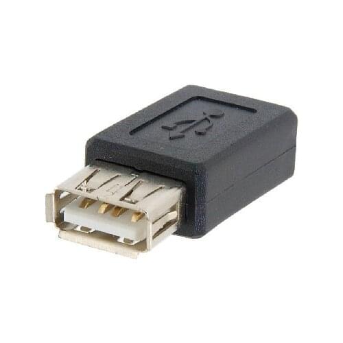 10pcs/lot---USB 2.0 A Female to Micro B 5P Female Adapter Converter Connector Extender