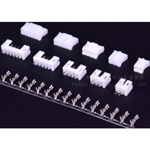 100sets PH2.0MM connector One set: plug + straight pin header + terminal 2P/3P/4P/5P/6P/7P/8P-14P pitch2.0mm
