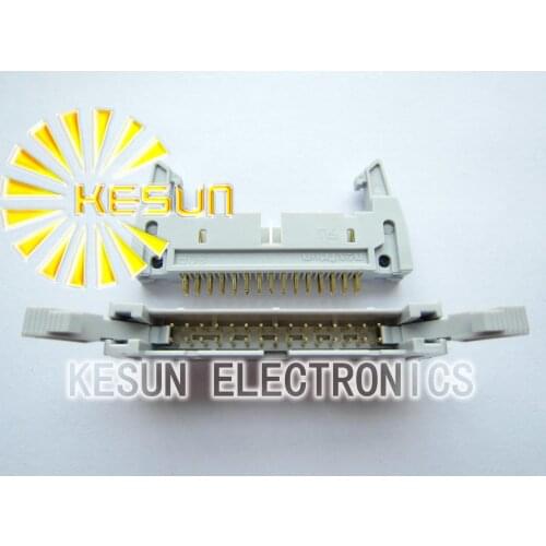 100PCS/LOT Full Gold 3U DC2-30P 2.54mm Straight Male Box Header With Ear High quality