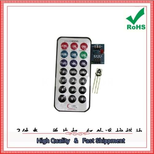 3 sets of single-chip infrared remote control module + receiver head HX1838 + code infrared remote (H5A3
