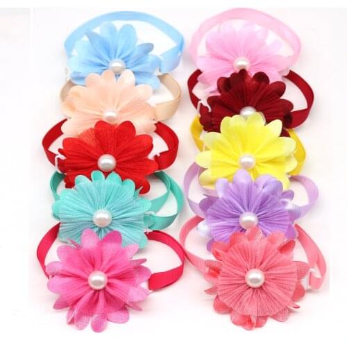 30pcs Dog Bow Tie Small Dog Cat Pet Bowties Neckties Accessories Summer Pet Supplies Pet Grooming Accessories for Small Dogs