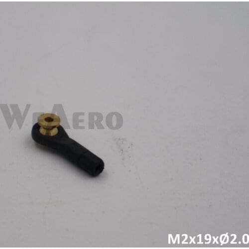 5pcs Hexagonal Ball Linkage with Washer M2.0*H6*L19*D2.0mm