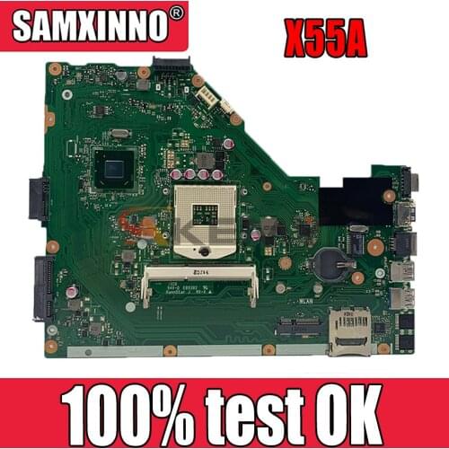 Akemy X55A Motherboard REV.2.1/2.2 HM70 For ASUS X55A Laptop motherboard X55A Mainboard X55A Motherboard 100% test OK