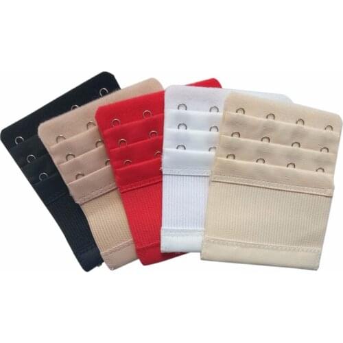 Bra Extend Strap Buckle Extender 3 Rows 4 Hooks Ladies Bra Extender Extensions Straps Underwear
