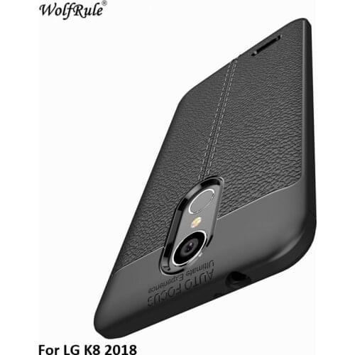 For Cover LG K8 2018 Case For LG K9 WolfRule Soft Silicone Bumper Housings Phone Bag Case For LG K8 2018 / K9 Cover Funda 5