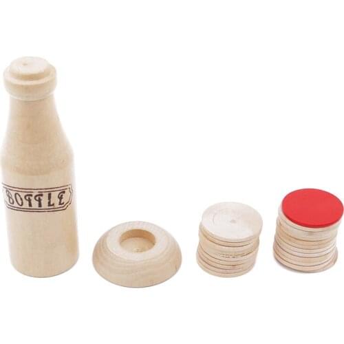 Wooden Bottle Challenge Match Baby Children Christmas Gift Children Balance Training Desk Game