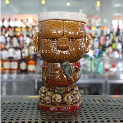 Collection Bar Furnishing Articles Limited Edition Tiki Cup Hawaii Creative Home Ornaments Clan Elders Ceramic Cocktail Mug