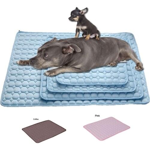 Summer Pet Dog Seat Mat Sofa Cushion Cooling Touch Pad Soft Comfortable Dog Bed Cool Nest Mat For Small Medium Large Dog Cats