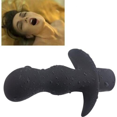 Soft Silicone Sex Vibrating Anal Butt Plug G-spot Stimulator Prostate Massager stimulate your prostate make you exciting sex toy