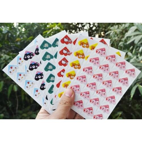 Photo Corner Stickers For Photo Album Cartoon Album Scrapbooking Photo hanger 24pcs/Sheet