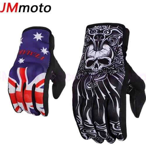Cycling Gloves Summer Motorcycle Mountain Bike Off-road Breathable Wearable Sun Protection Thin Touch Screen Gloves For Men