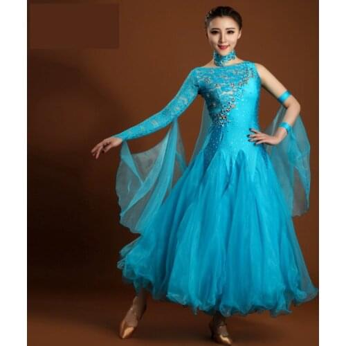 2017 Ballroom Dance Skirts Women Lycra Newest Design Woman Modern Waltz Tango Dance Dress/standard Ballroom Competition Dress